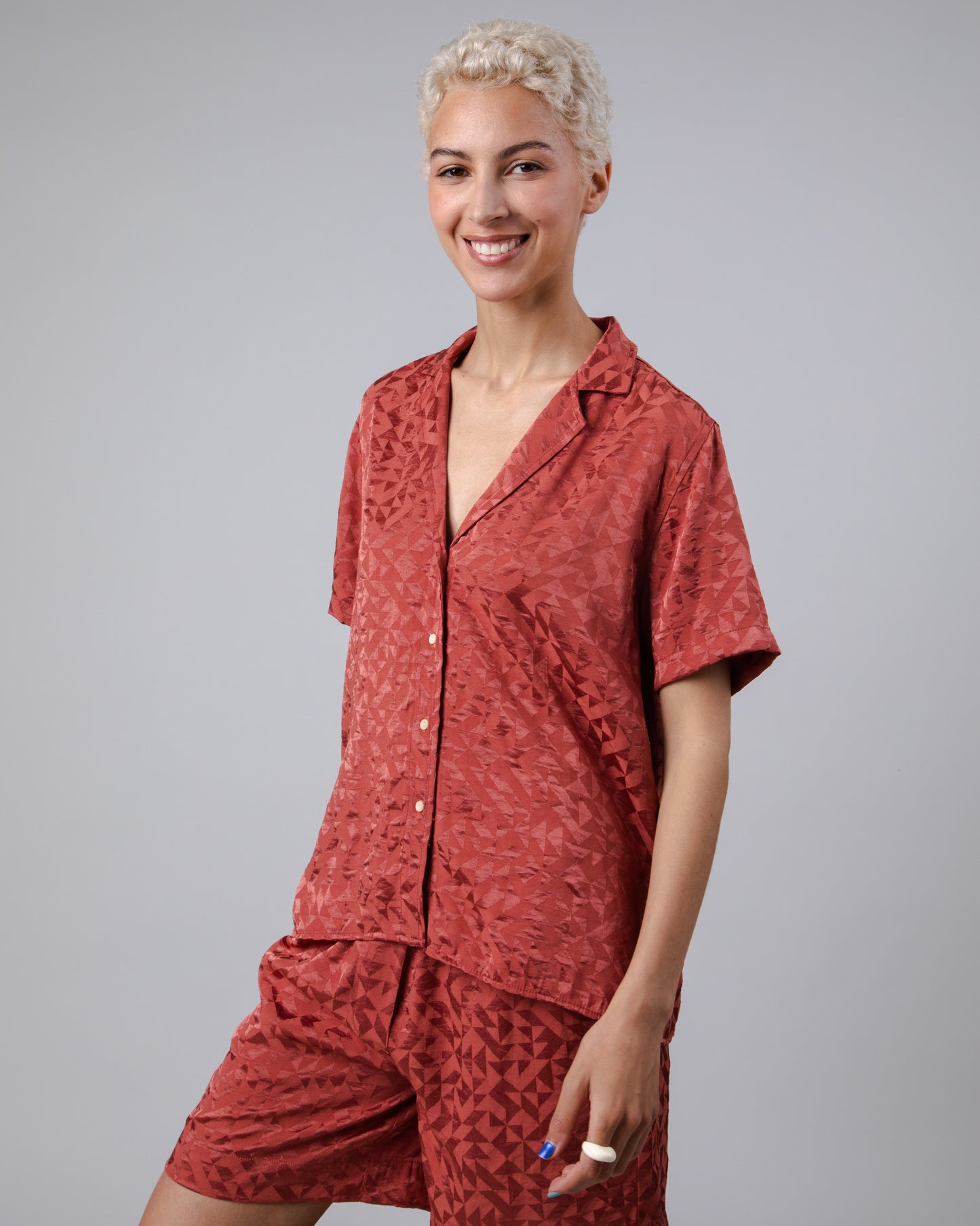 Chemisier Jacquard Aloha Blouse - Viscose