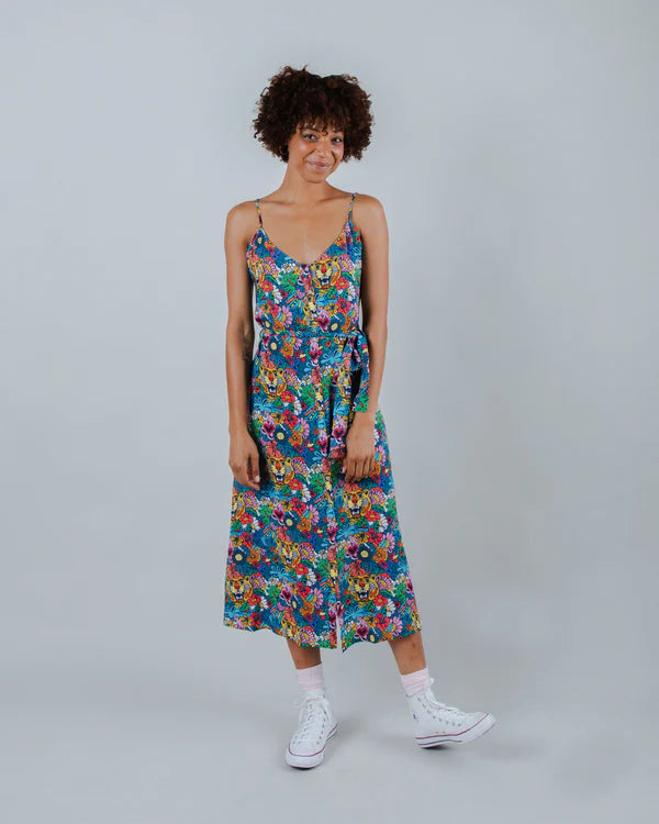 Robe Asis Percales Tutti Frutti Strap – Fraîcheur d’Été à l’État Pur