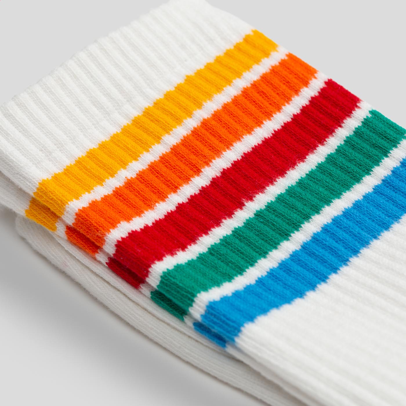 Chaussettes Jaquard Crew – Style rétro et confort bio