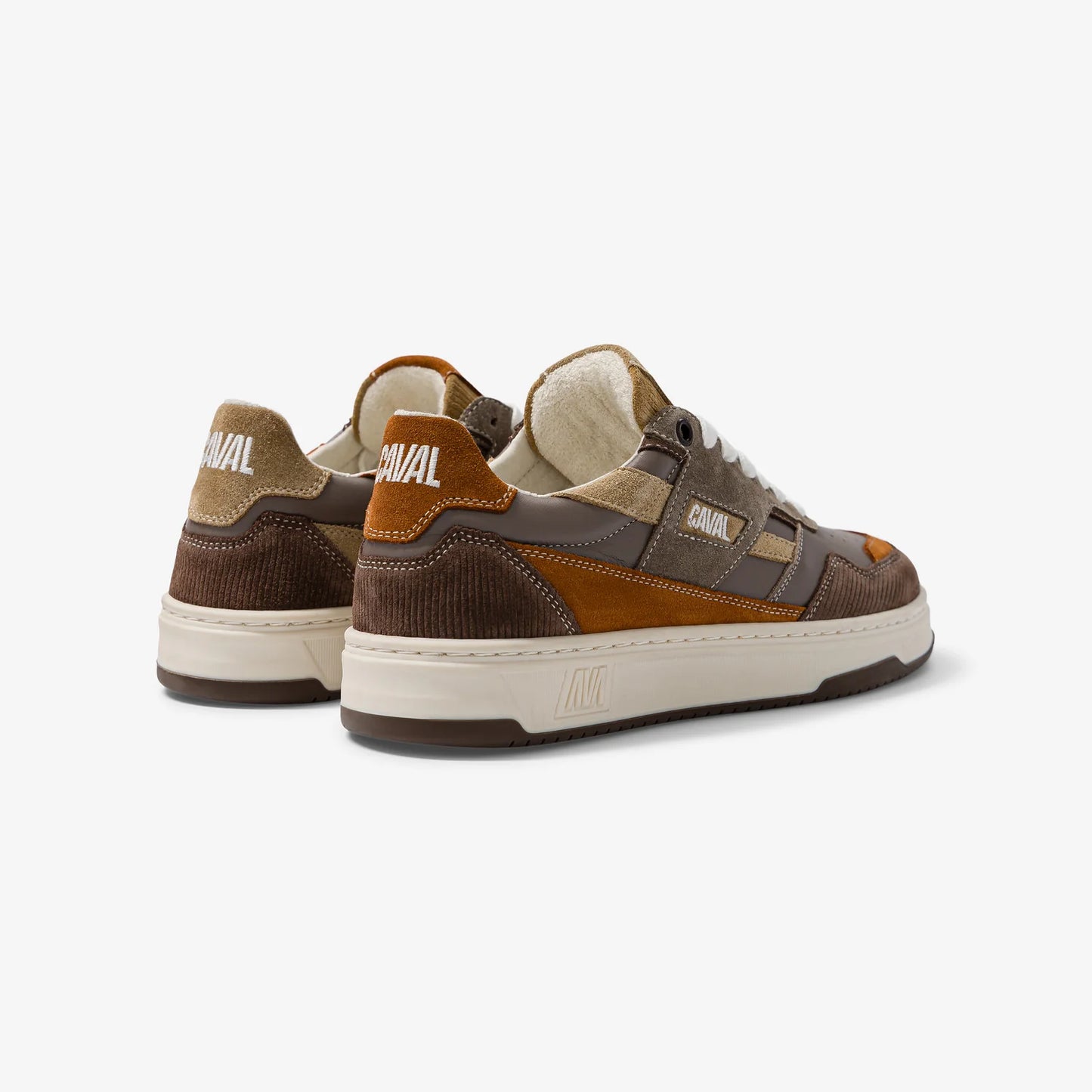 Baskets basses Playground Chestnut Corduroy – Style Rétro et Confort Premium