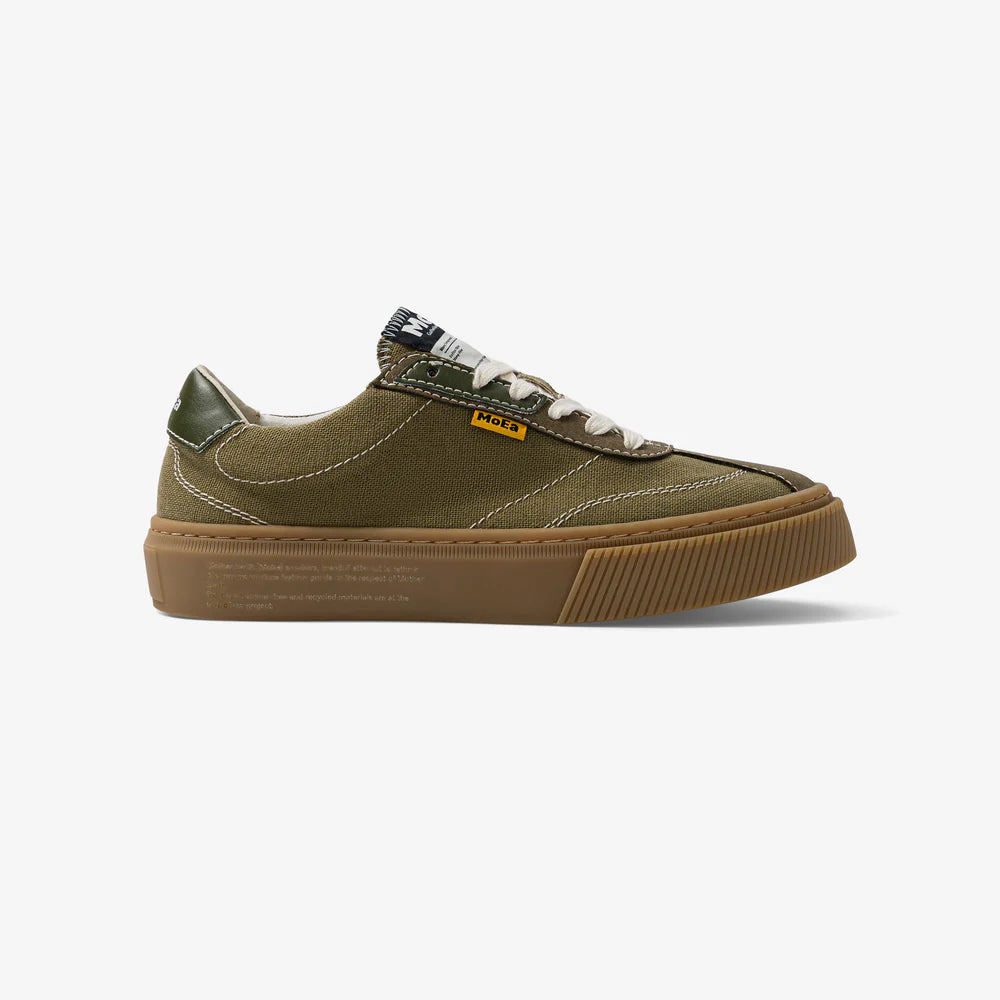 Baskets basses GEN4 Hemp Khaki – La Sneaker Éco-Chic