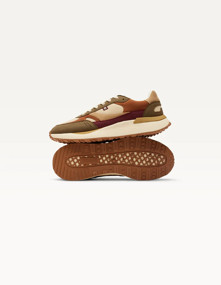 Baskets Basses Anael Kaki – Élégance Urbaine & Confort