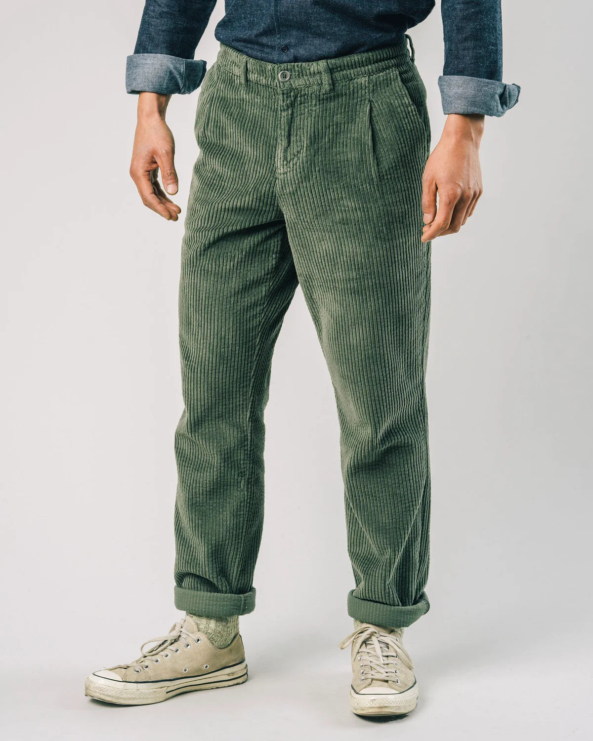 Pantalon Corduroy Pleated - Coton Bio