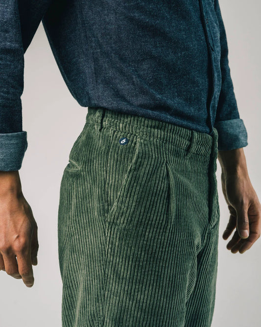 Pantalon Corduroy Pleated Chino - Coton Bio