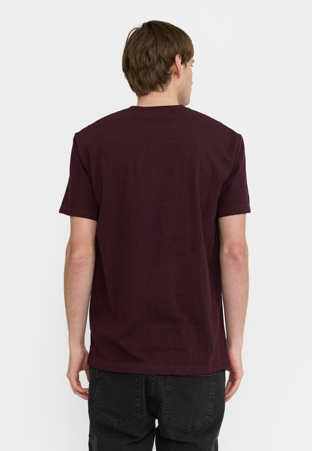 T-Shirt TOA Burgundy – Élégance décontractée en coton bio