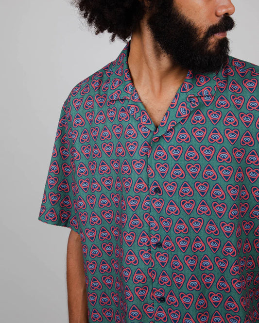Chemise Asis Percales Heart Aloha - élégance estivale