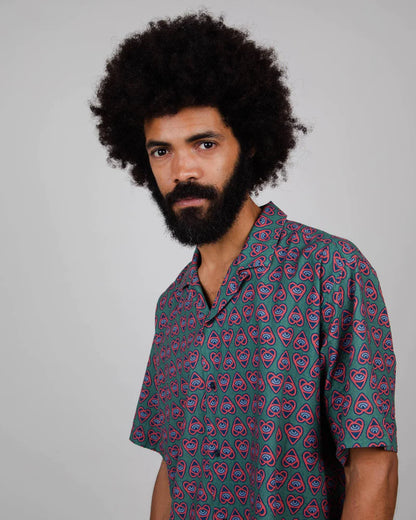 Chemise Asis Percales Heart Aloha - élégance estivale
