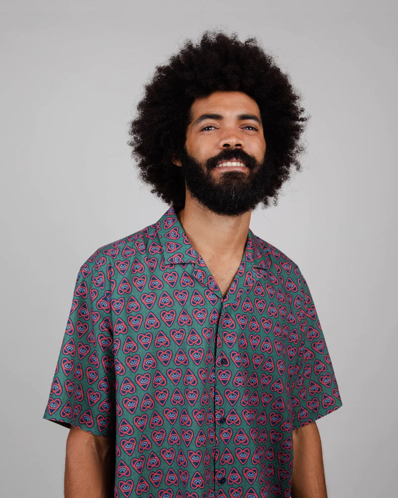 Chemise Asis Percales Heart Aloha - élégance estivale