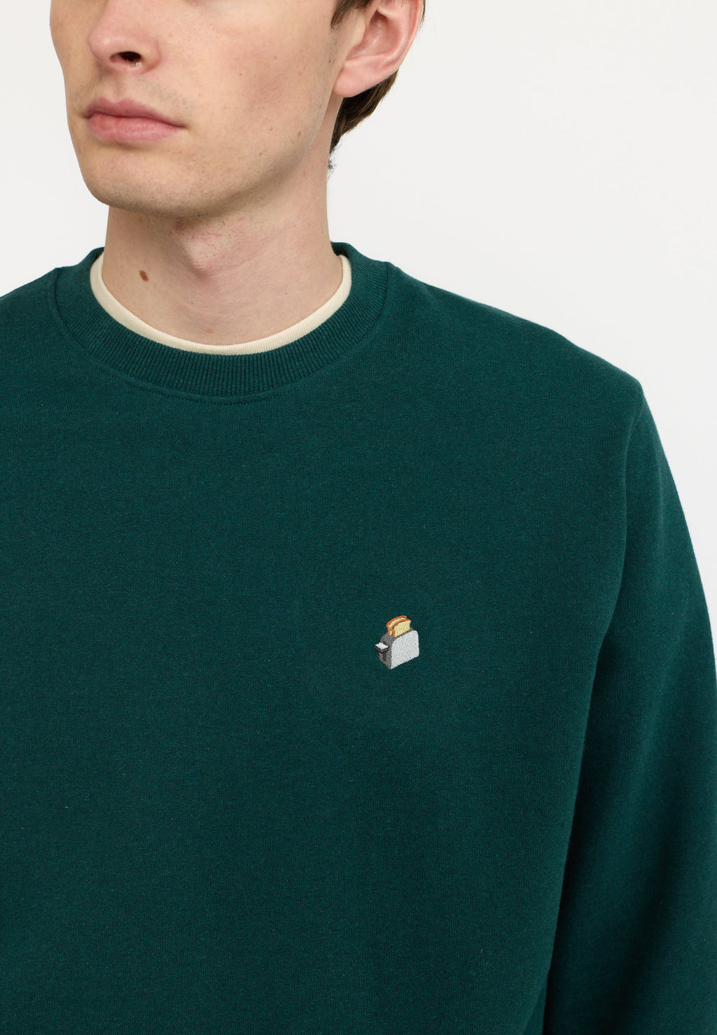 Sweatshirt Application TOA Darkpetrol – Le crewneck bio qui fait la différence