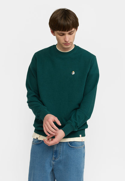 Sweatshirt Application TOA Darkpetrol – Le crewneck bio qui fait la différence