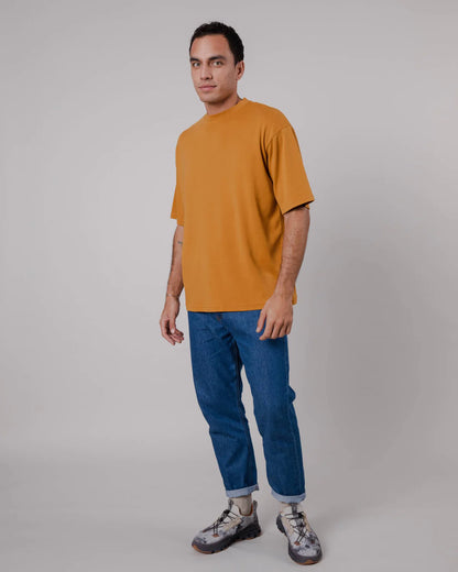 T-Shirt Oversized Toffee - Coton Bio