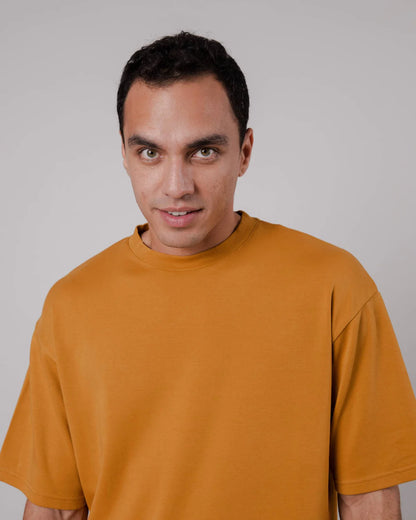 T-Shirt Oversized Toffee - Coton Bio