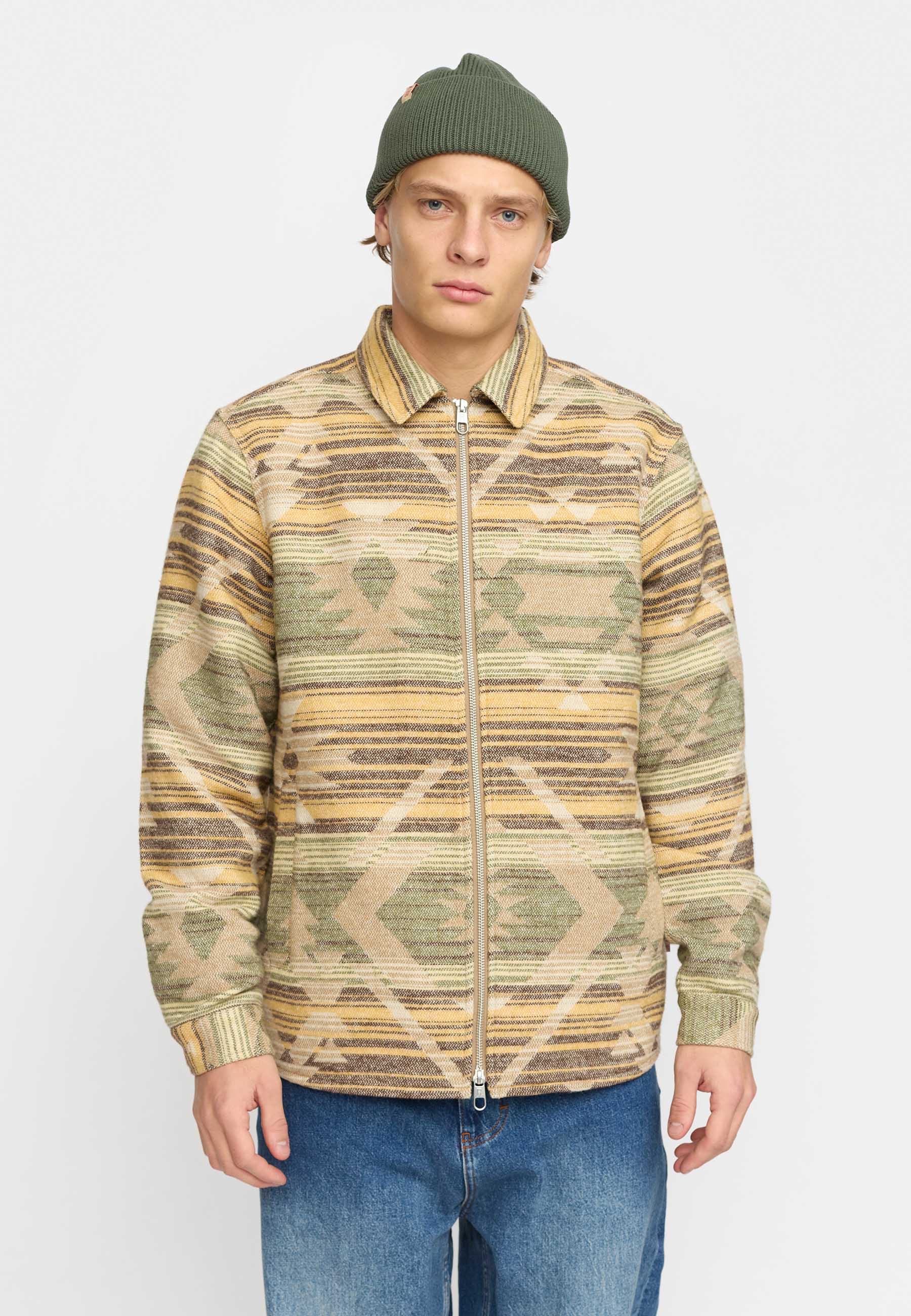 Zipped Overshirt Yellow – La surchemise lumineuse polyvalente