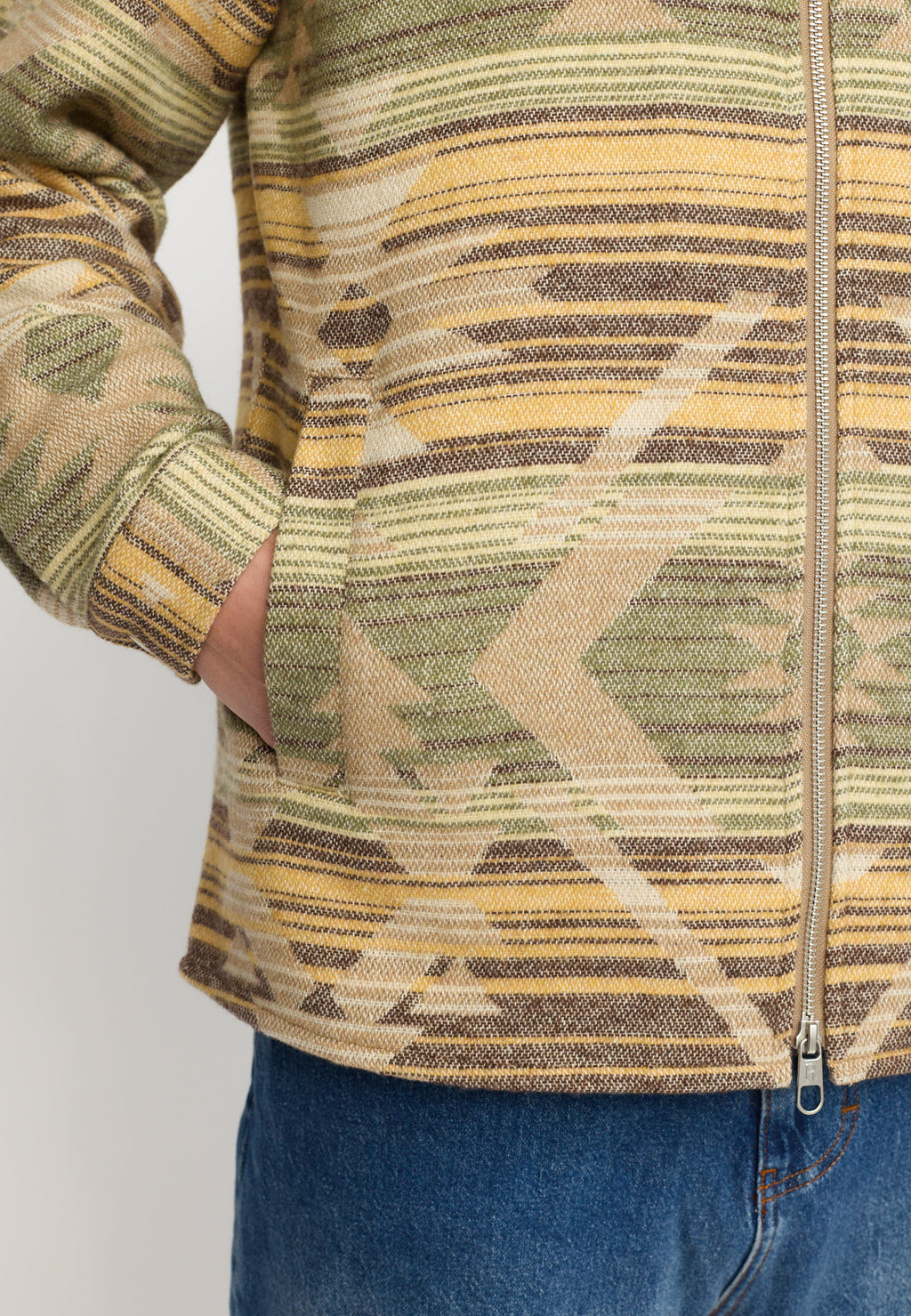 Zipped Overshirt Yellow – La surchemise lumineuse polyvalente