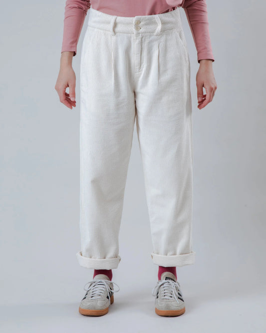 Pantalon Corduroy Pleated - Coton