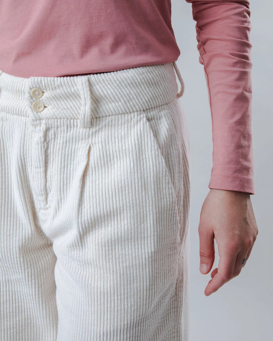 Pantalon Corduroy Pleated - Coton