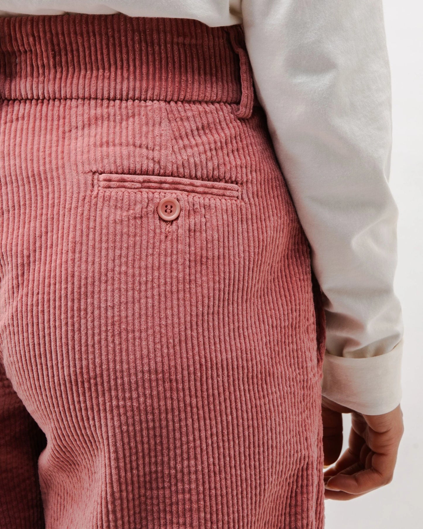 Pantalon Corduroy Pleated - Coton