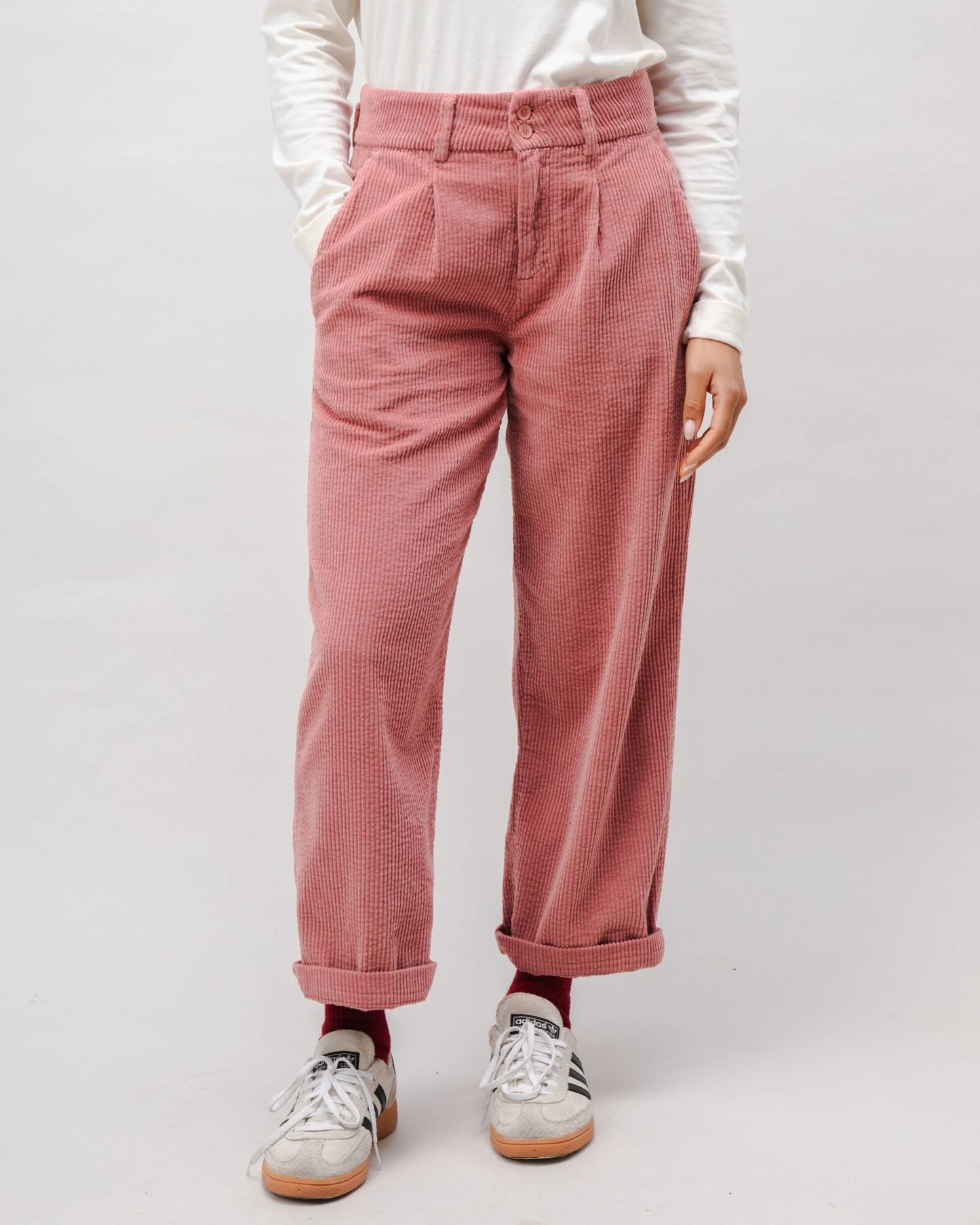 Pantalon Corduroy Pleated - Coton