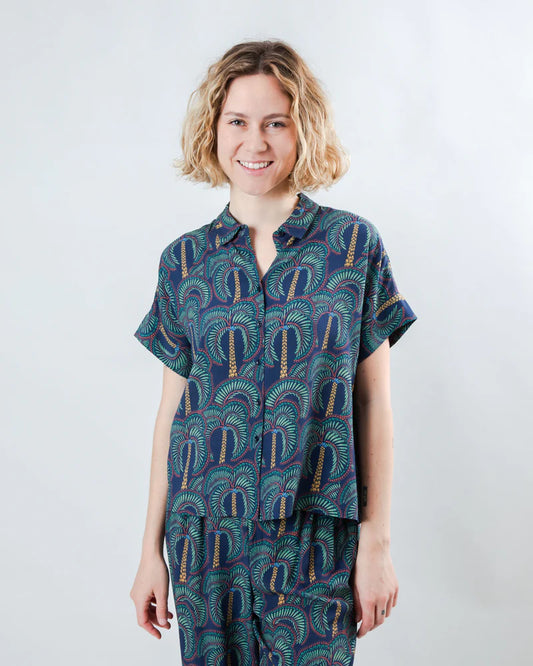 Blouse Borneo Batwing – élégance naturelle