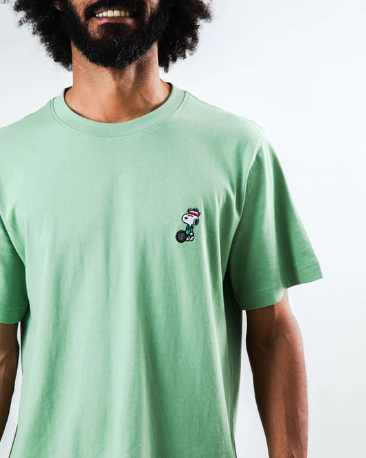 T-shirt Peanuts Tennis Snoopy - L’esprit sport en coton bio