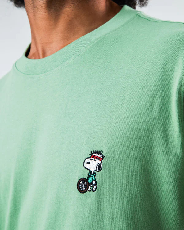 T-shirt Peanuts Tennis Snoopy - L’esprit sport en coton bio