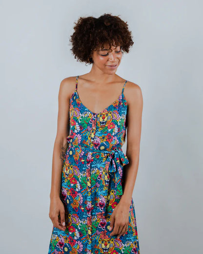 Robe Asis Percales Tutti Frutti Strap – Fraîcheur d’Été à l’État Pur