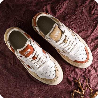 Baskets basses PlayGround Sahara Spice - Cuir