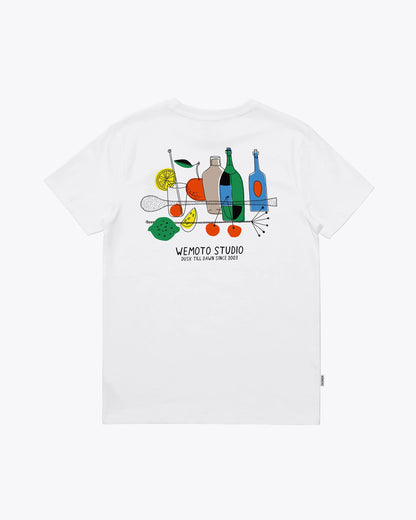 T-Shirt Printed Cocktail - Coton