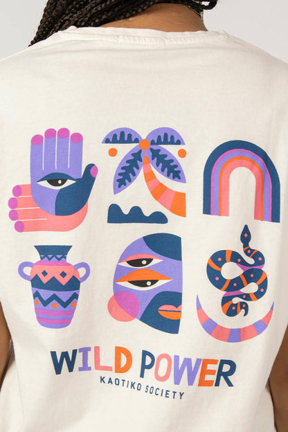 T-Shirt Wild Power - Coton Bio