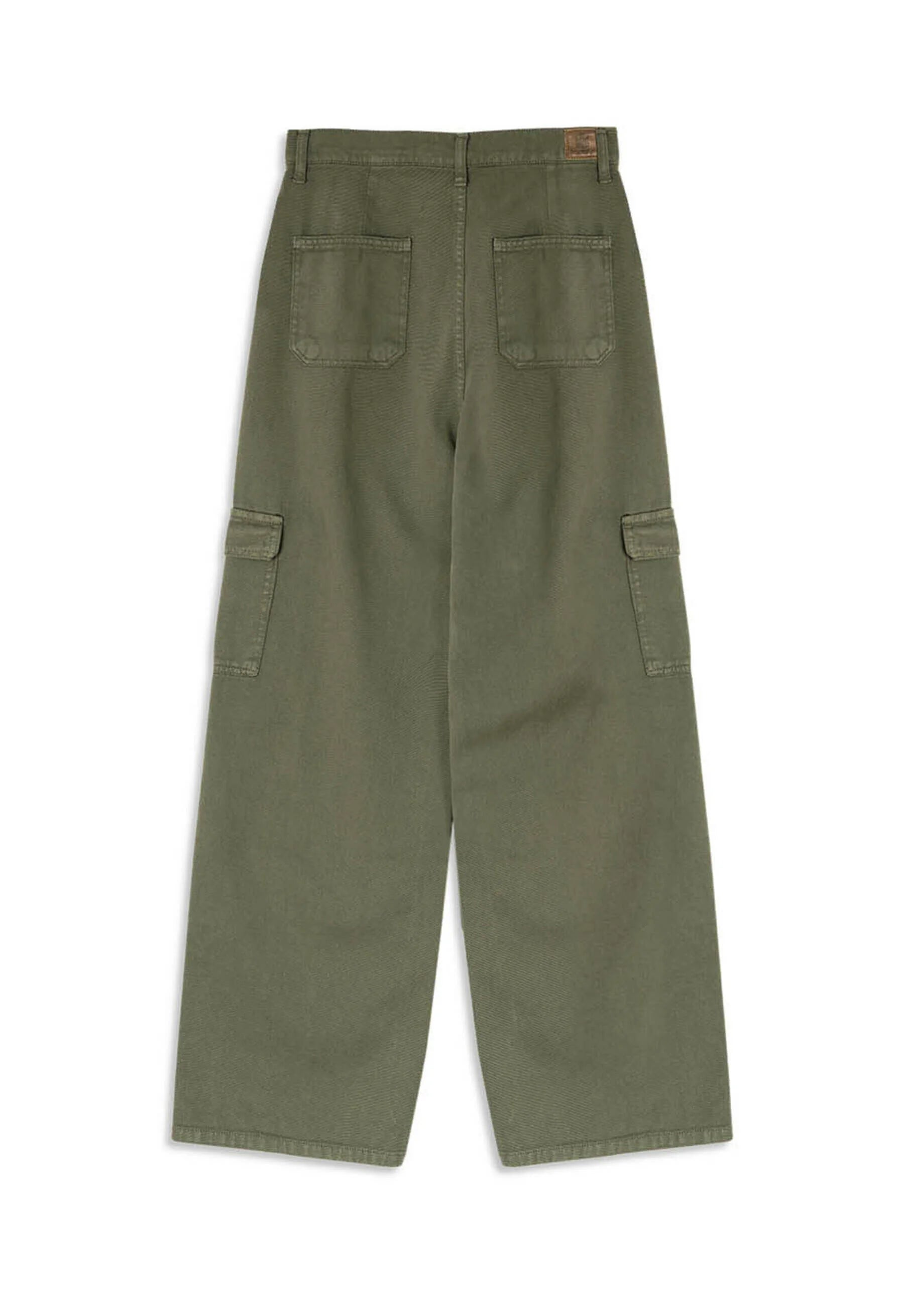Pantalon Cargo Wide Leg - Coton