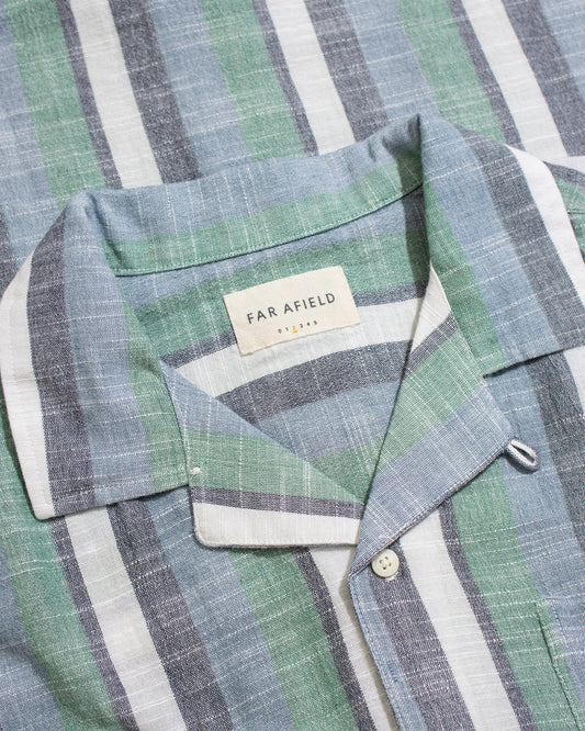 Chemise Selleck Slub Stripe – Rayures Élégantes & Intemporelles
