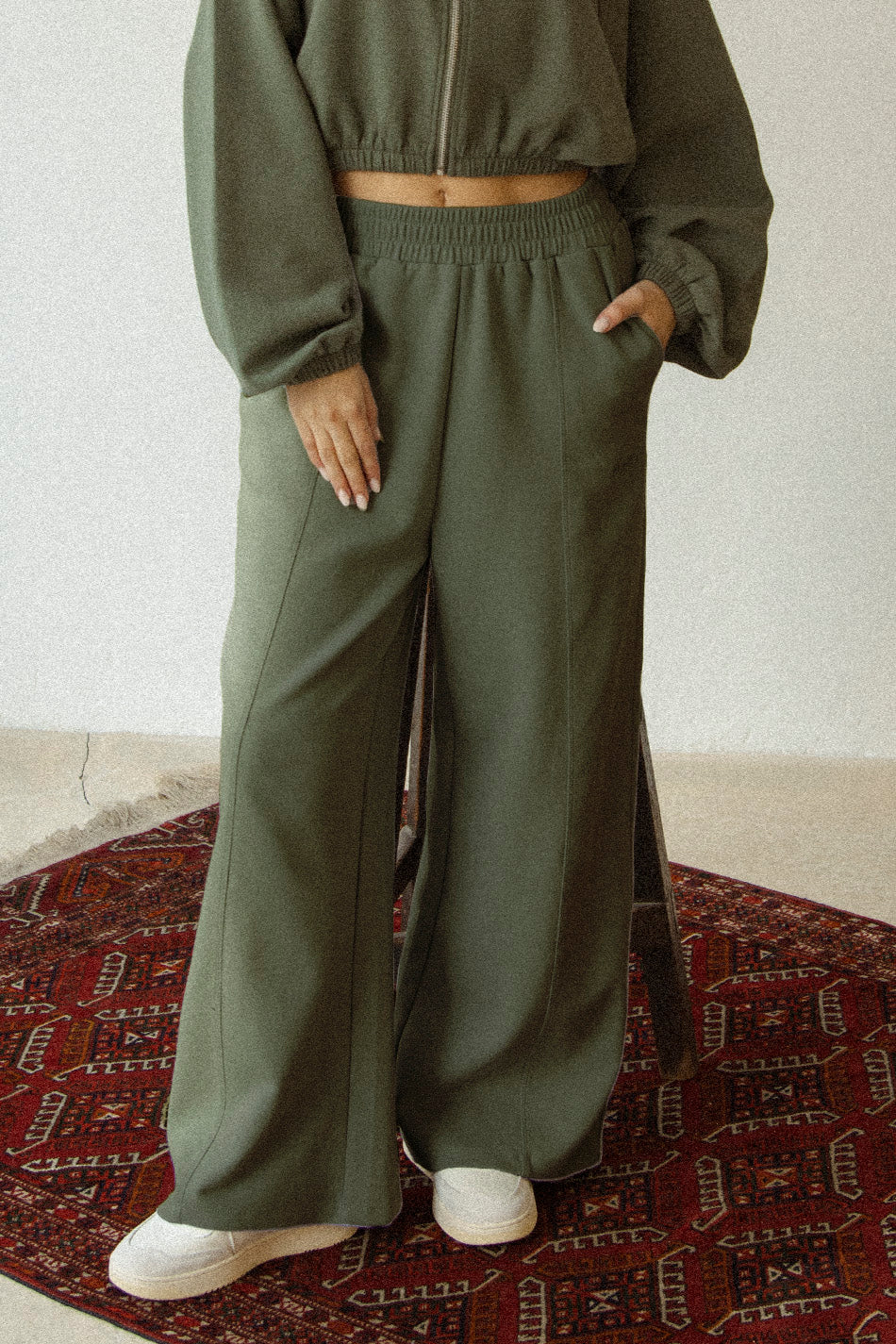 Pantalon Jogger Venice Olive – Confort & Style Urbain