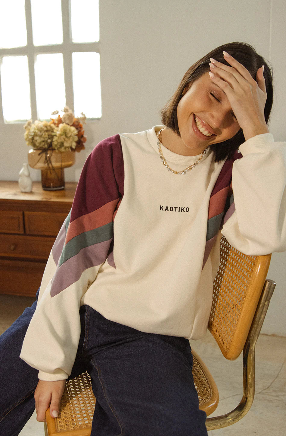 Sweatshirt Crew Ginger – Confort & Style Coloré
