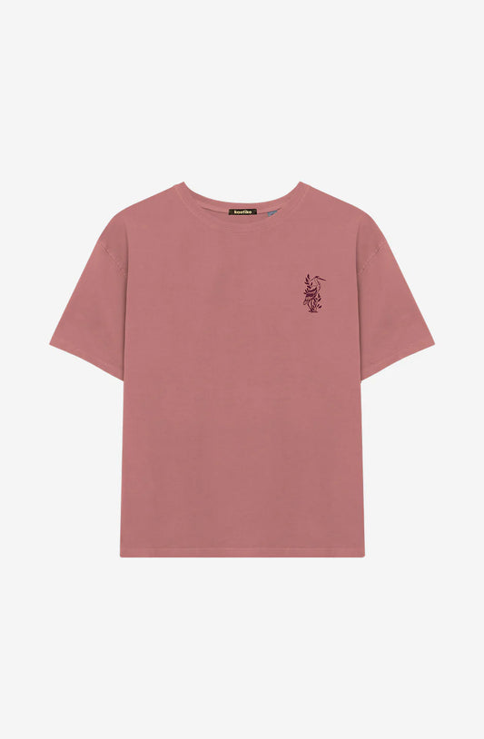 T-shirt Lotus Burgundy – Style Vintage & Authentique