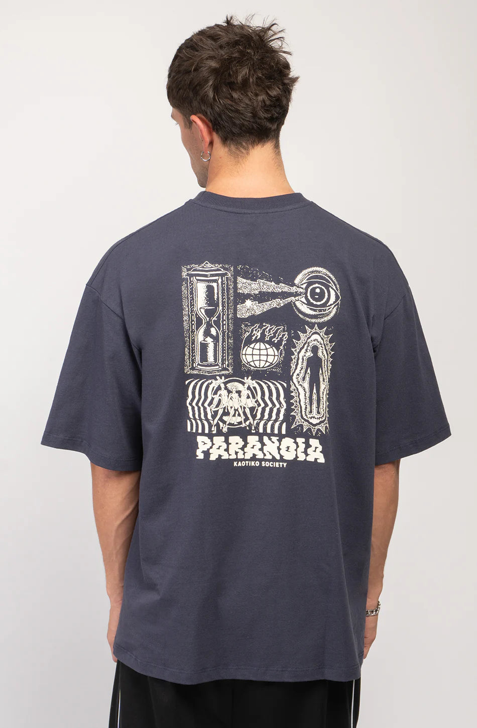 T-shirt I’m Paranoid Blue – Streetwear audacieux & moderne