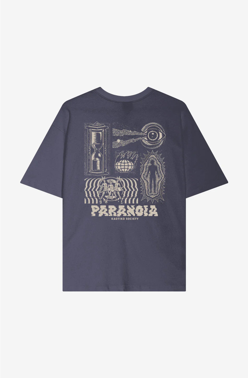 T-shirt I’m Paranoid Blue – Streetwear audacieux & moderne