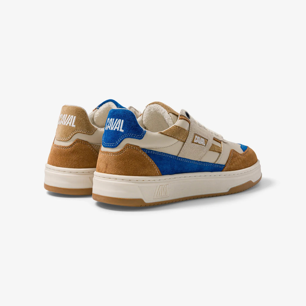 Baskets basses Playground Azure Latte – L’Élégance Décontractée au Quotidien