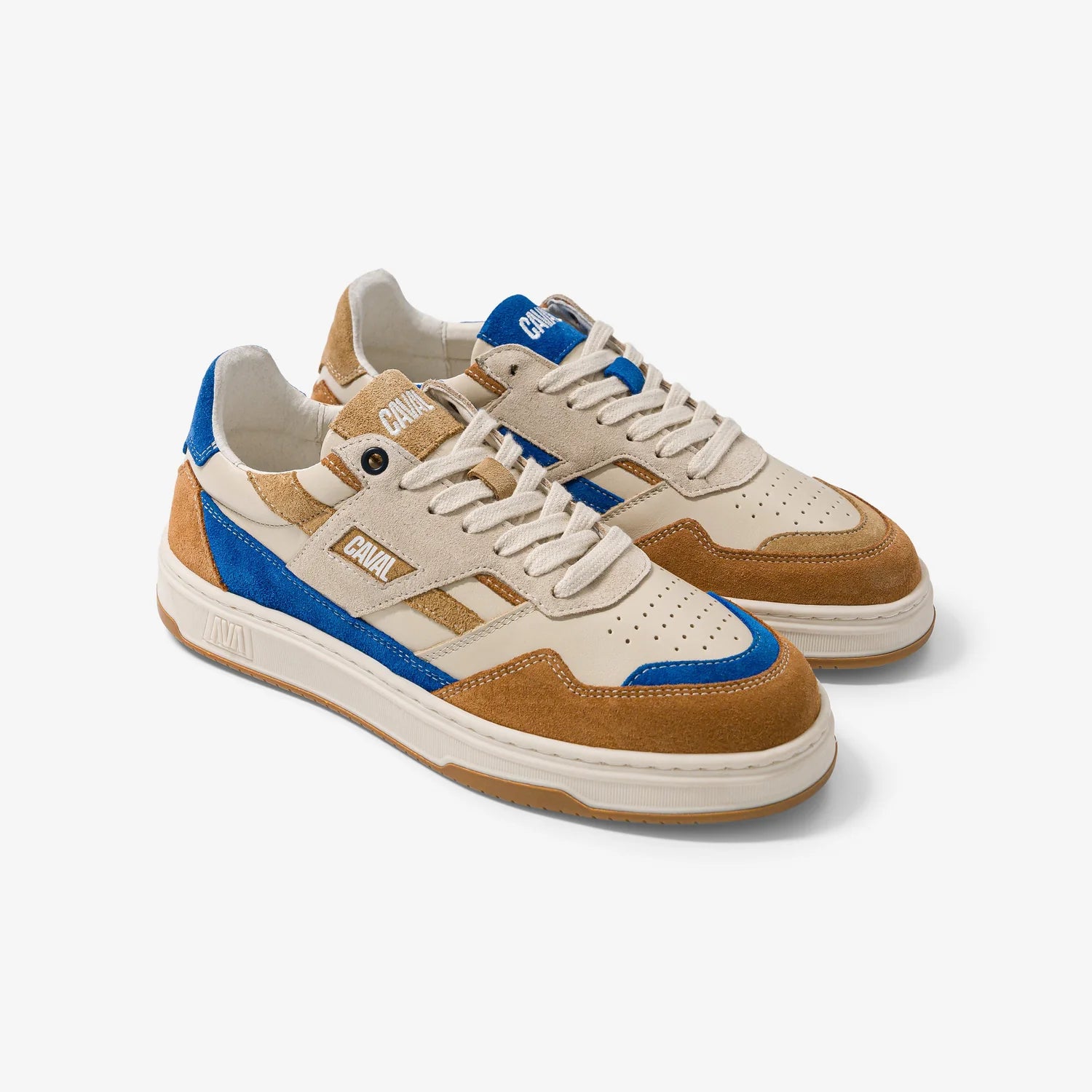 Baskets basses Playground Azure Latte – L’Élégance Décontractée au Quotidien