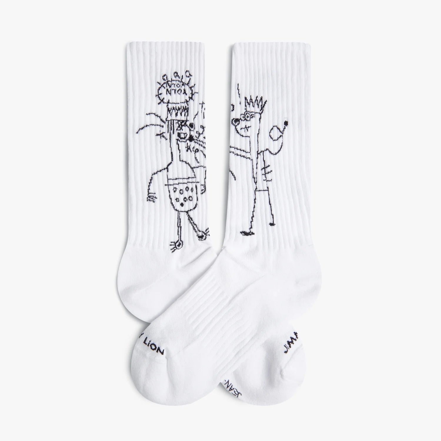 Chaussettes Athletic Basquiat TKO Untitled - Mi-Mollet