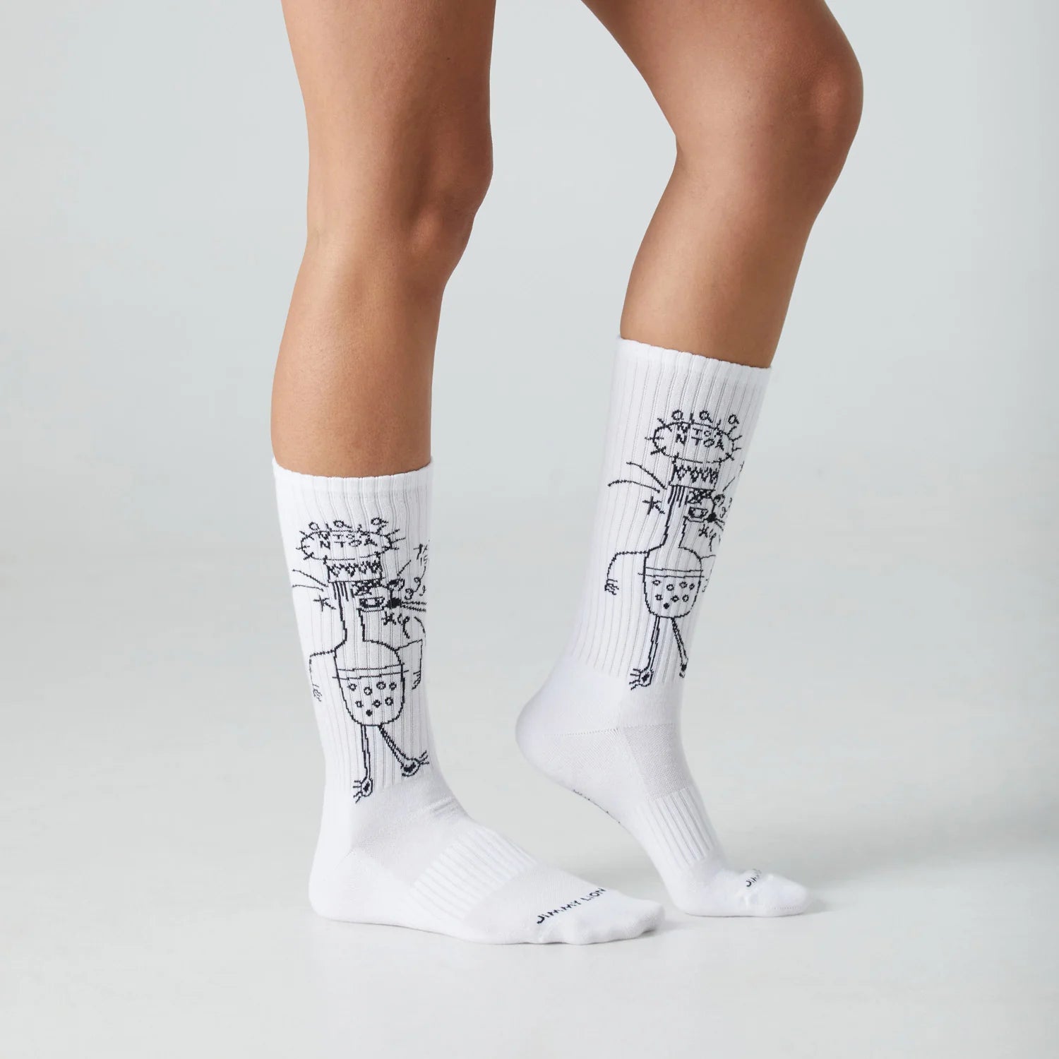 Chaussettes Athletic Basquiat TKO Untitled - Mi-Mollet