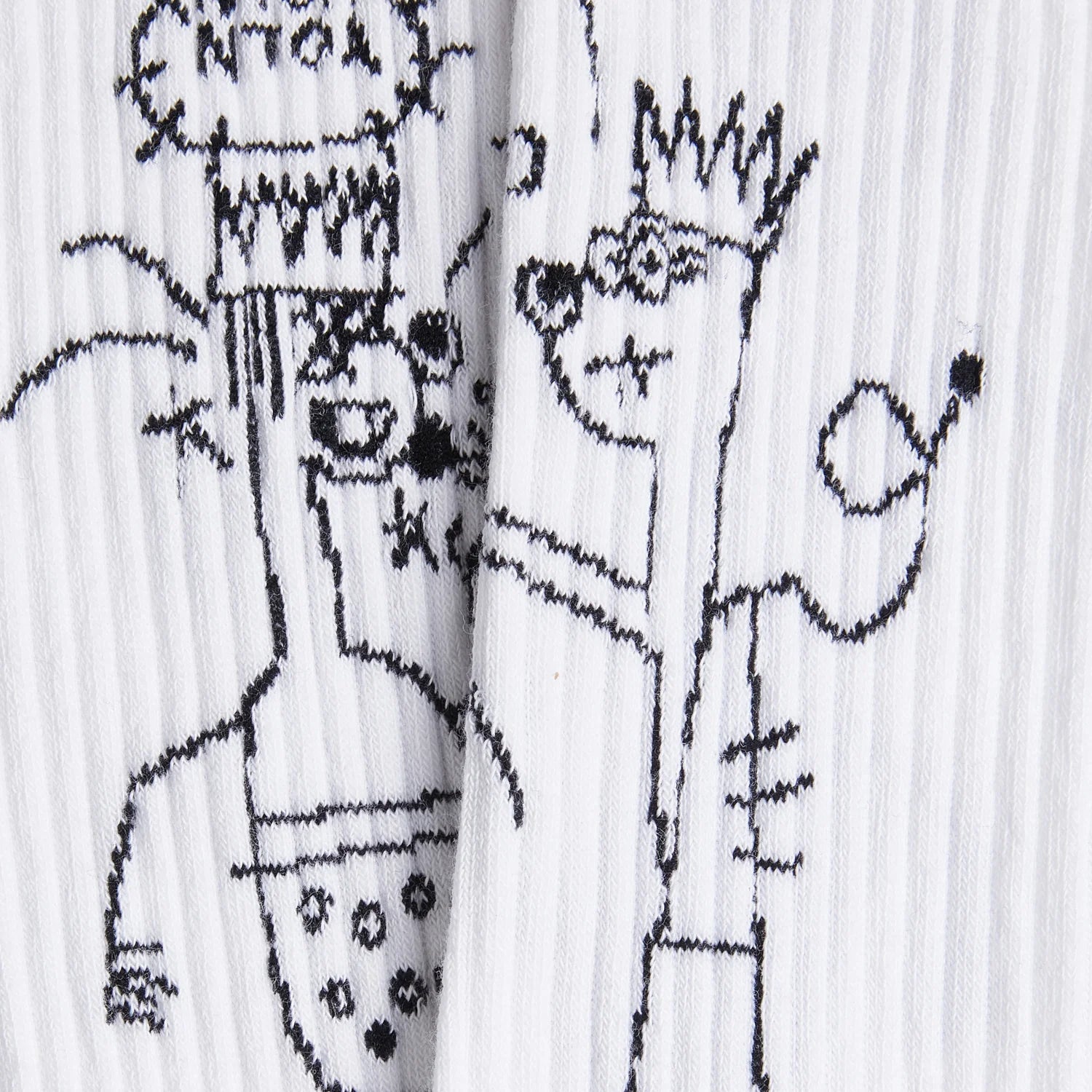 Chaussettes Athletic Basquiat TKO Untitled - Mi-Mollet