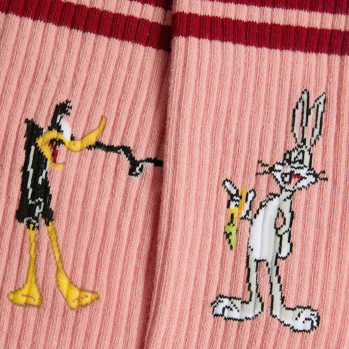 Chaussettes Athletic Daffy vs Bugs - Mi-Mollet