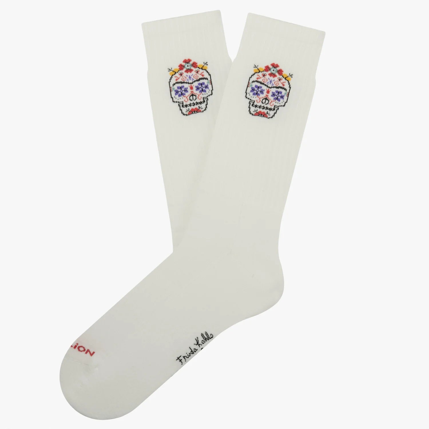 Chaussettes Athletic Frida Calavera - Mi-Mollet