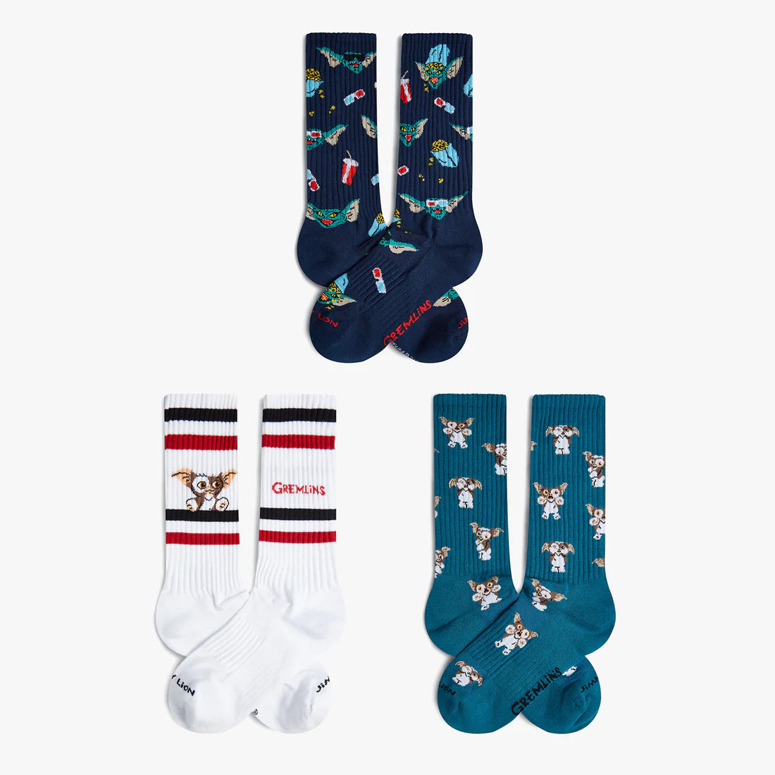Pack Chaussettes Athletic Gremlins - Mi-Mollet