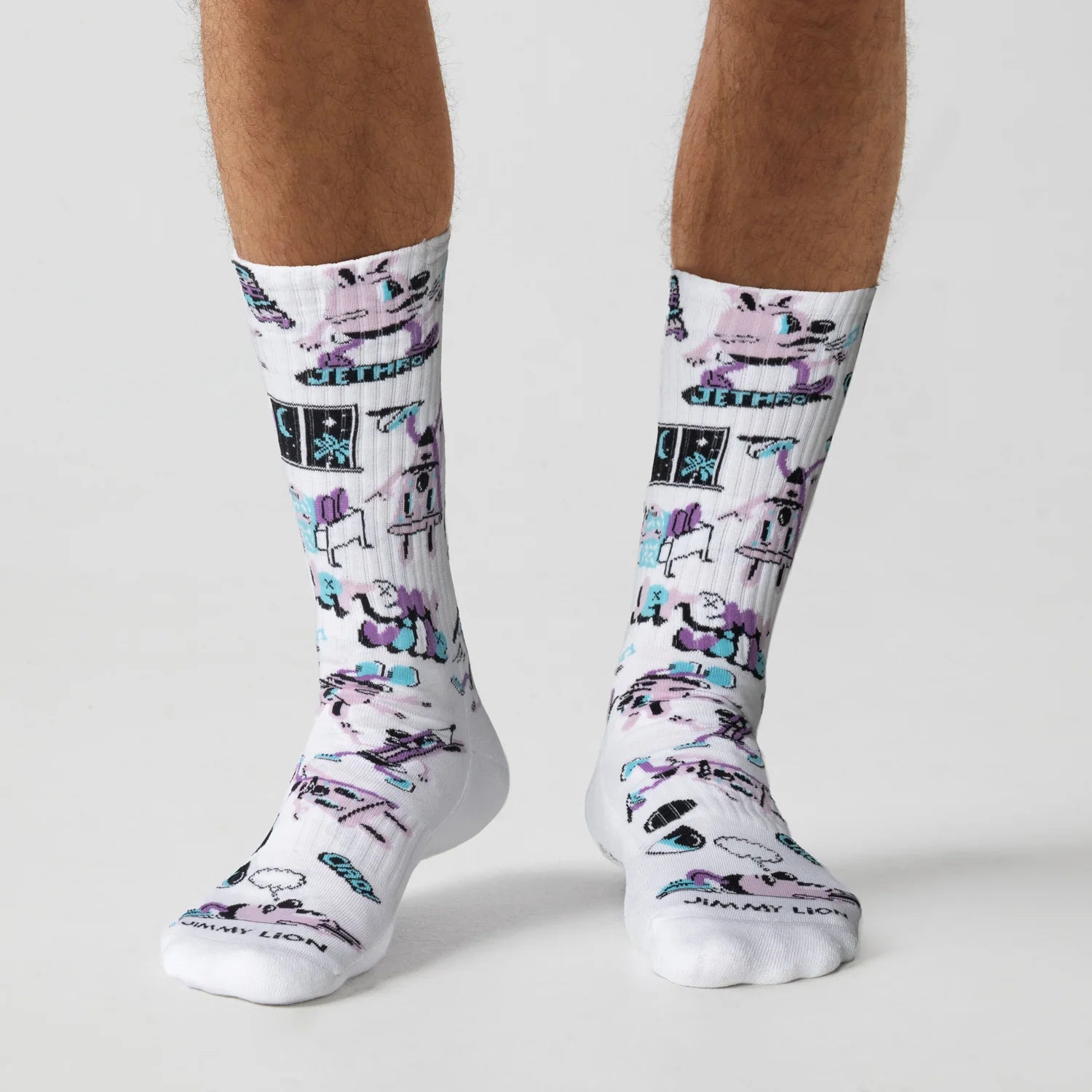 Chaussettes Athletic Jethro Pattern - Mi-Mollet