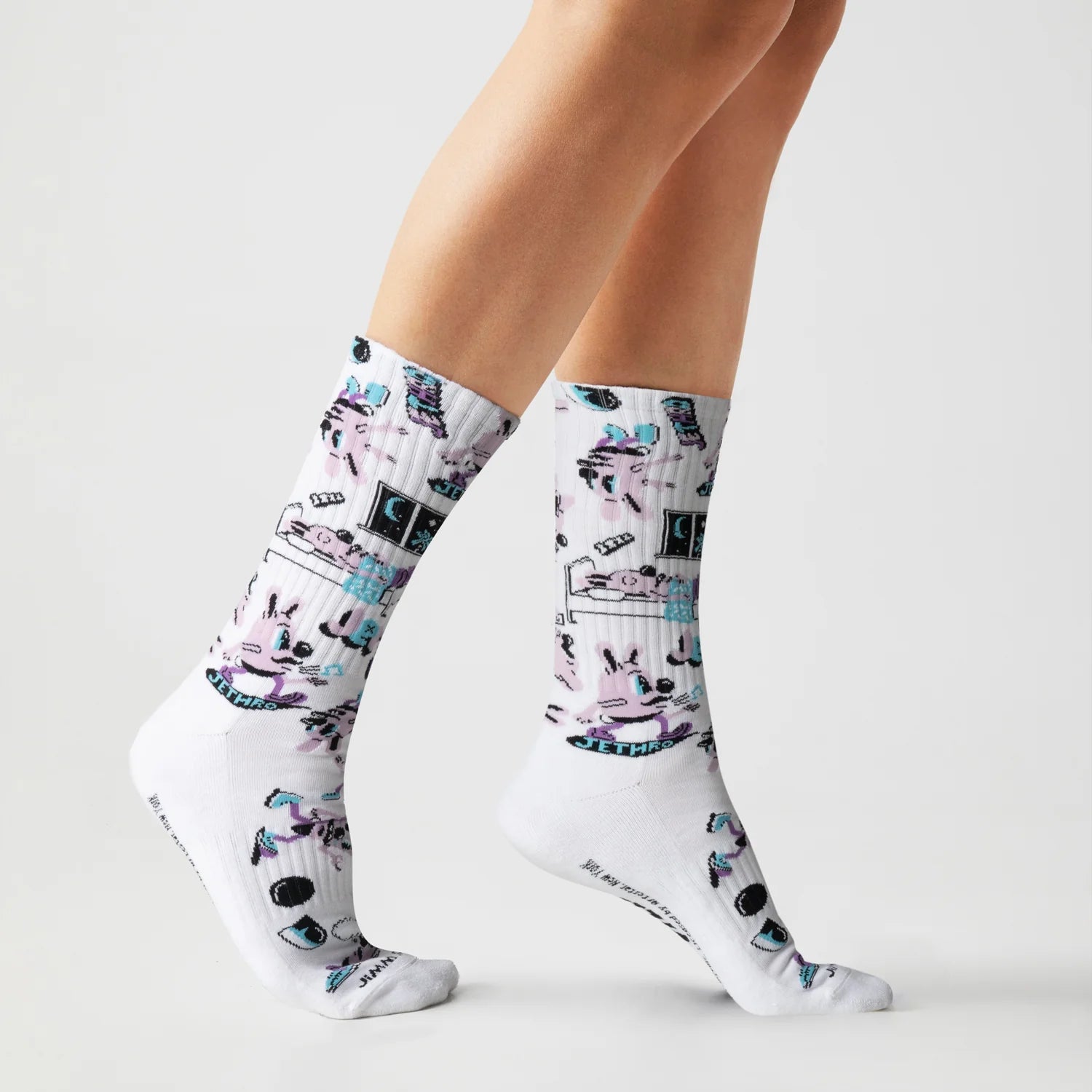 Chaussettes Athletic Jethro Pattern - Mi-Mollet