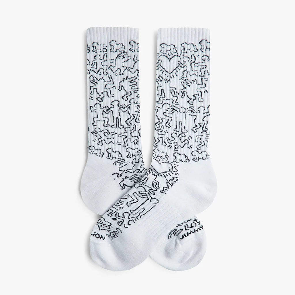 Chaussettes Athletic Keith Haring Community - Mi-Mollet
