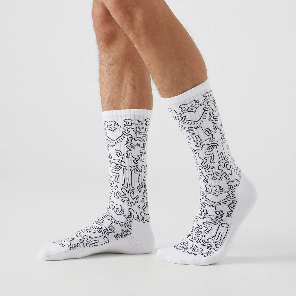 Chaussettes Athletic Keith Haring Community - Mi-Mollet