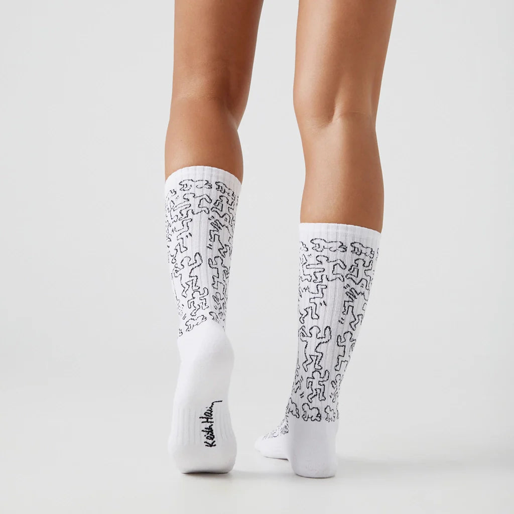 Chaussettes Athletic Keith Haring Community - Mi-Mollet
