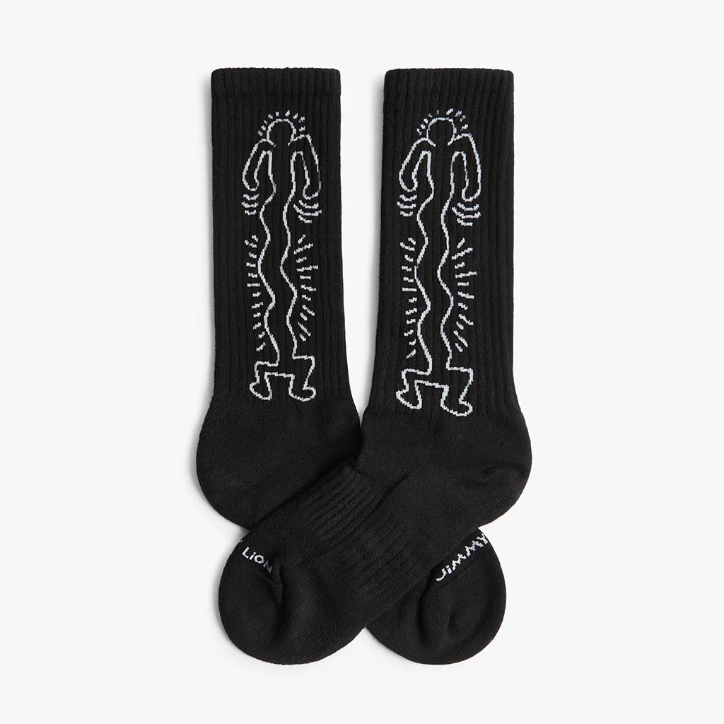 Chaussettes Athletic Keith Haring Dancer - Mi-Mollet